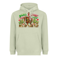 Matcha Giddy Up Jingle Horse Pick Up Your Feet Heavyweight Hoodie - CowhideDigitalArt