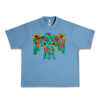 Pebble Blue thunderbird Urban Heavy Tee - JahusDesignShop