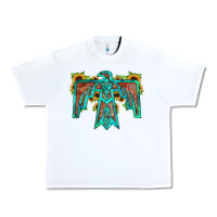 White thunderbird Urban Heavy Tee - JahusDesignShop