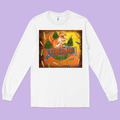 Teaching Is A Walk In The Park Long Sleeve Tee Designed By Tumblerdesignbyshophia