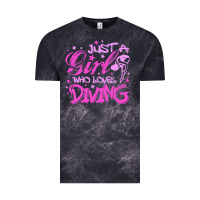 Cloud Black funny springboard diving quote diver gift for love girl Vintage Tee - lanVoArt