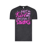 Vintage Black funny springboard diving quote diver gift for love girl Vintage Tee - lanVoArt