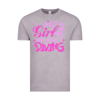 Vintage Zinc funny springboard diving quote diver gift for love girl Vintage Tee - lanVoArt