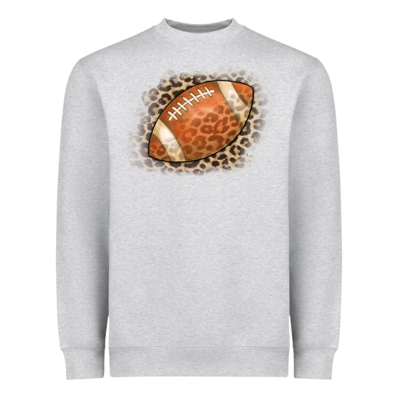 American Football Leopard Heavyweight Sweatshirt by CowCowDesign | Teevron