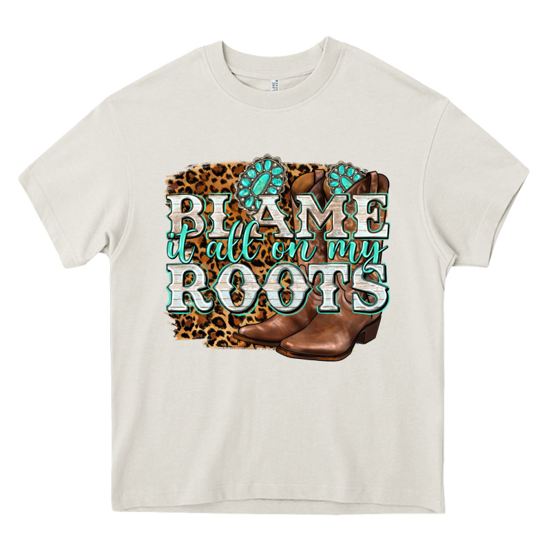 Blame It All On My Roots Heavy Core Tee by NancyCooperArtShop | Teevron