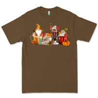 Cacao Fall Gnome Coffee Cups Premium Tee - MaliasSmallBusiness