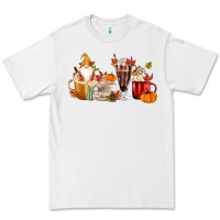 White Fall Gnome Coffee Cups Premium Tee - MaliasSmallBusiness