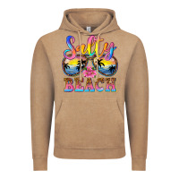Vintage Coffee Salty beach Vintage Hoodie - NancyCooperArtShop