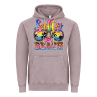 Vintage Zinc Salty beach Vintage Hoodie - NancyCooperArtShop