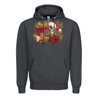 Smoke this is as merry as i get skull Zipper Hoodie - FaDigitalArtStudio