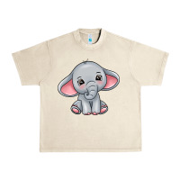 Sandshell elephant Urban Heavy Tee - texasbilliewilder