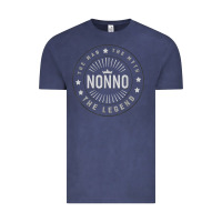 Vintage Denim Graphic 365 Nonno The Legend Grandpa Men Funny Gift Vintage Tee - lanVoArt