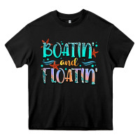 Black boatin' and floatin' Heavy Core Tee - JahusDesignShop