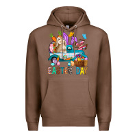 Chestnut Easter Day With Truck Premium Hoodie - BundleAndBundleShop