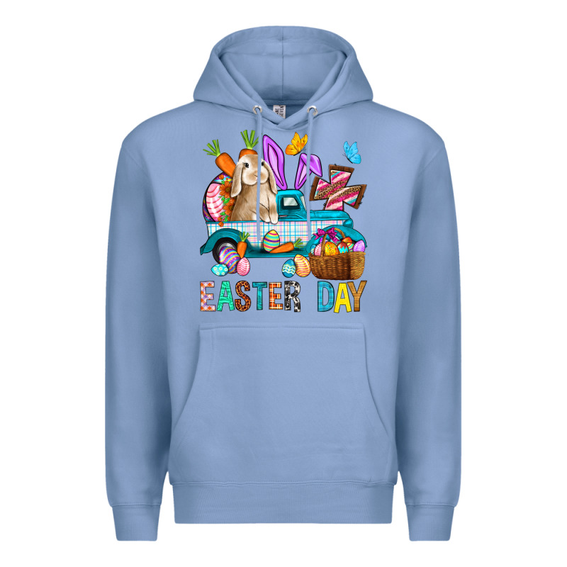 Easter Day With Truck Premium Hoodie by BundleAndBundleShop | Teevron