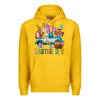 Lemon Easter Day With Truck Premium Hoodie - BundleAndBundleShop