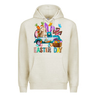 Oatmeal Heather Easter Day With Truck Premium Hoodie - BundleAndBundleShop