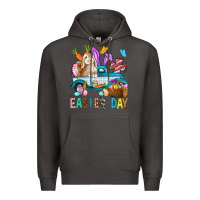 Smoke Easter Day With Truck Premium Hoodie - BundleAndBundleShop