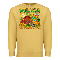 Antique Gold Small Town St Patrick's Day Premium Sweatshirt - CowhideDigitalArt