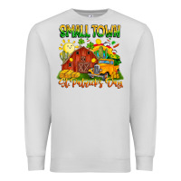 Dove Grey Small Town St Patrick's Day Premium Sweatshirt - CowhideDigitalArt