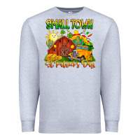 Heather Grey Small Town St Patrick's Day Premium Sweatshirt - CowhideDigitalArt