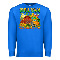 True Royal Small Town St Patrick's Day Premium Sweatshirt - CowhideDigitalArt