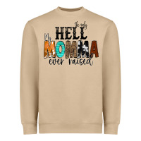 Mushroom The Only Hell my Momma Ever Raised Heavyweight Sweatshirt - CowCowDesign