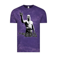 Cloud Purple techno viking Vintage Tee - lanVoArt