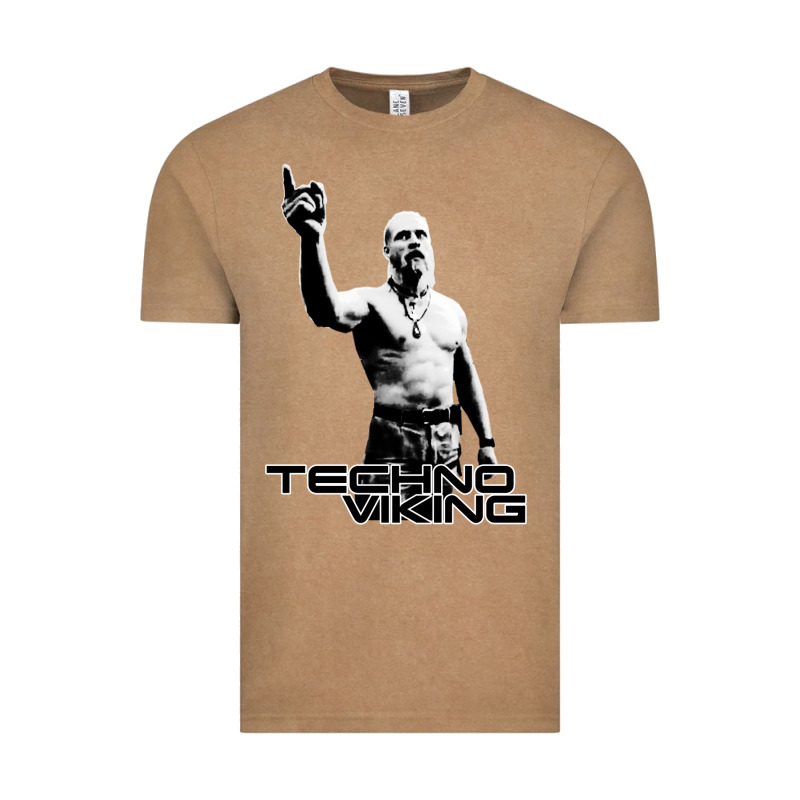 Techno Viking Vintage Tee by lanVoArt | Teevron
