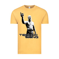 Vintage Mustard techno viking Vintage Tee - lanVoArt