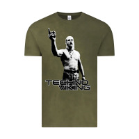 Vintage Olive techno viking Vintage Tee - lanVoArt