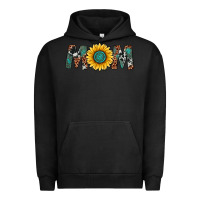Pigment Black sunflower mom Urban Hoodie - Artiststas
