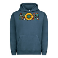 Pigment Midnight Navy sunflower mom Urban Hoodie - Artiststas