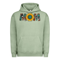 Pigment Oil Green sunflower mom Urban Hoodie - Artiststas