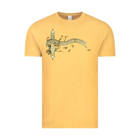 Vintage Mustard genesis   wind & wuthering Vintage Tee - lanVoArt