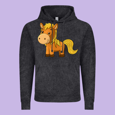 Cute Horse Vintage Hoodie Designed By Texasbilliewilder