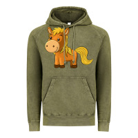 Vintage Olive cute horse Vintage Hoodie - texasbilliewilder
