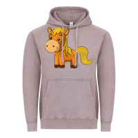 Vintage Zinc cute horse Vintage Hoodie - texasbilliewilder