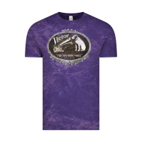 Cloud Purple his master's voice Vintage Tee - lanVoArt