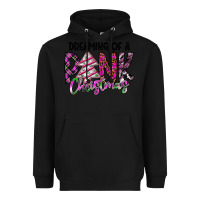 Black Dreaming Of A Pink Christmas Heavyweight Hoodie - CowhideDigitalArt