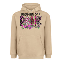 Mushroom Dreaming Of A Pink Christmas Heavyweight Hoodie - CowhideDigitalArt