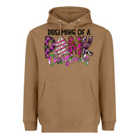 Dreaming Of A Pink Christmas Heavyweight Hoodie | Teevron