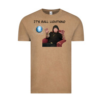 Vintage Coffee ball lightning; osbournes want to believe Vintage Tee - lanVoArt