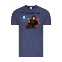 Vintage Denim ball lightning; osbournes want to believe Vintage Tee - lanVoArt