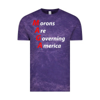 Cloud Purple morons are governing america anti trump political t shirt Vintage Tee - lanVoArt