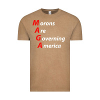 Vintage Coffee morons are governing america anti trump political t shirt Vintage Tee - lanVoArt