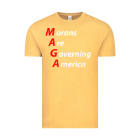 Vintage Mustard morons are governing america anti trump political t shirt Vintage Tee - lanVoArt