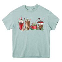 Arona christmas tree cake and coffee cups Heavy Core Tee - MaliasSmallBusiness