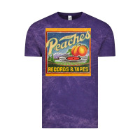 Cloud Purple peaches records and tapes Vintage Tee - lanVoArt