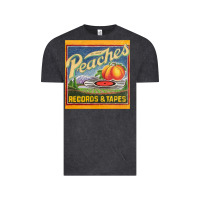 Vintage Black peaches records and tapes Vintage Tee - lanVoArt